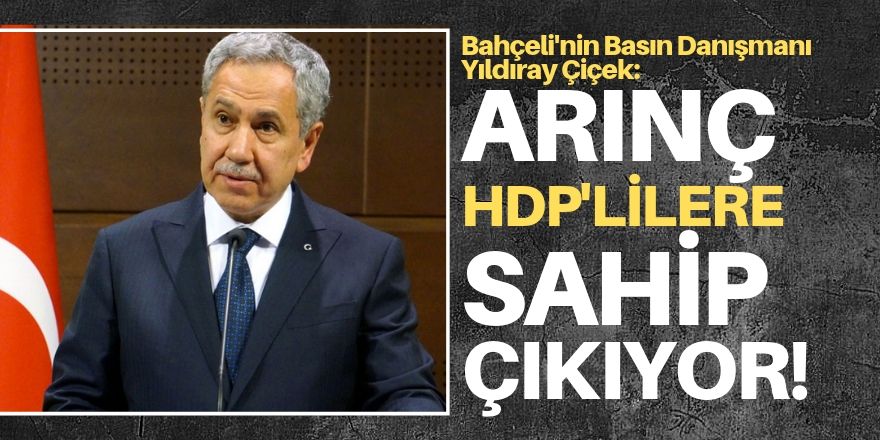 MHP'den Bülent Arınç'a zehir zemberek sözler!