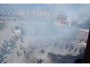Polis Okulunda Yangın Tatbikatı