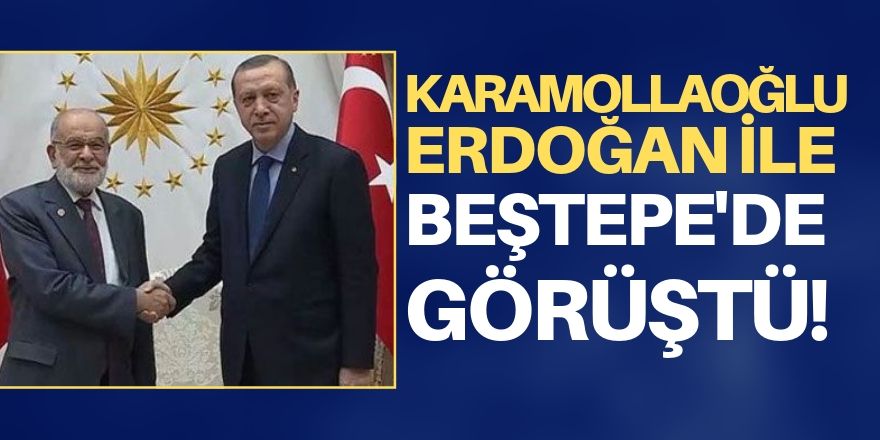 Karamollaoğlu, Cumhurbaşkanı Erdoğan ile görüştü!