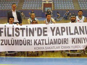 S. İdman Yurdu İsrail’i protesto etti