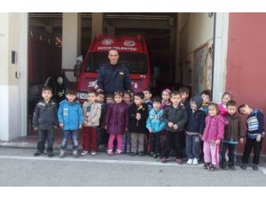 Öğrenciler Düzce İtfaiyesini Ziyaret Etti