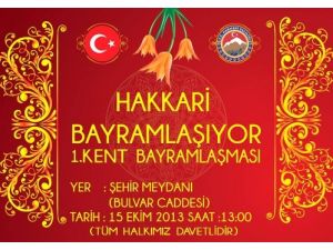 Vali Hakkarililerle Caddede Bayramlaşacak