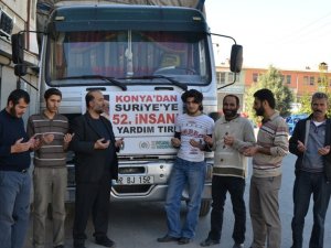 İHH-AYDER Suriye'ye 52'nci yardım tırını gönderdi