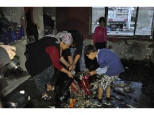 Yanan Evin Dumanından 12 Kişi Zehirlendi