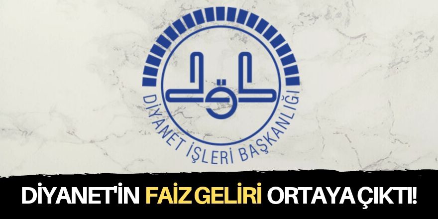 Diyanet'te faiz skandalı!