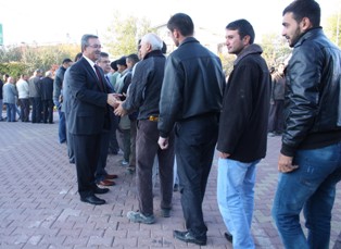 Hançerli, personelle bayramlaştı