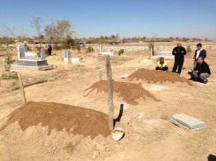 Feci kazada ölen 3 kişi toprağa verildi