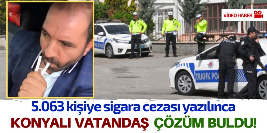 Vatandaştan sigara cezasına çözüm!