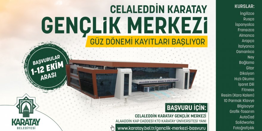 Başkan Kılca'dan  gençlere davet