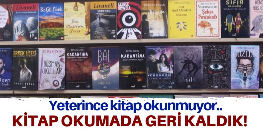 Kitap okumada  geride kaldık