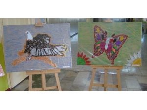 Kolaj Sergisi Öğrencilerin Yeteneklerini Ortaya Çıkardı