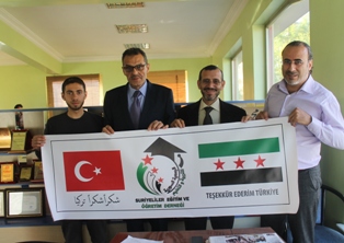 Suriyeliler Derneği'nden Merhaba'ya ziyaret