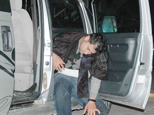 Kaza yapan sürücü suçu arkadaşına attı