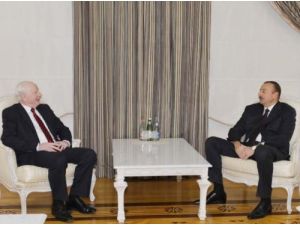 Aliyev Avrupa Olimpiyat Komitesi Başkanı Hickey'i Kabul Etti
