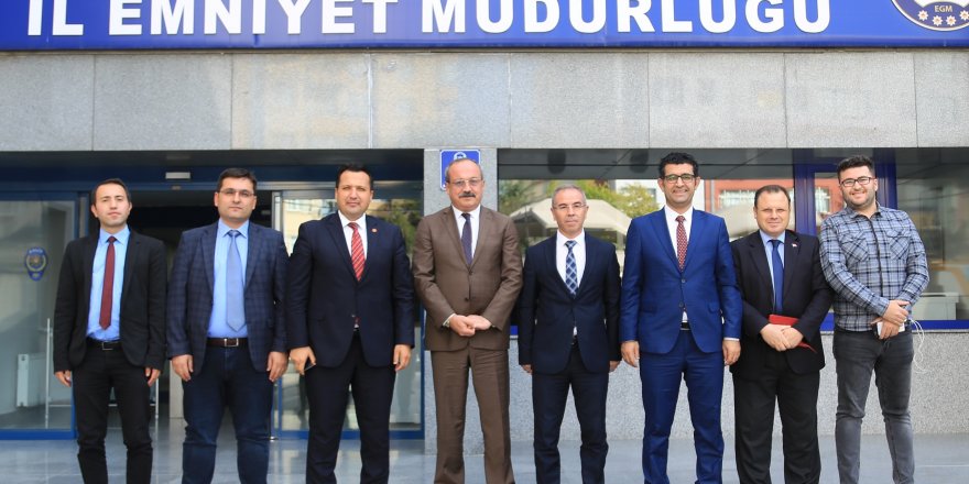 Basın Kurumlarından İl Emniyet Müdürü Aydın'a ziyaret