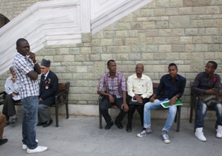 Afrikalı öğrenciler, gaziyi sevdi
