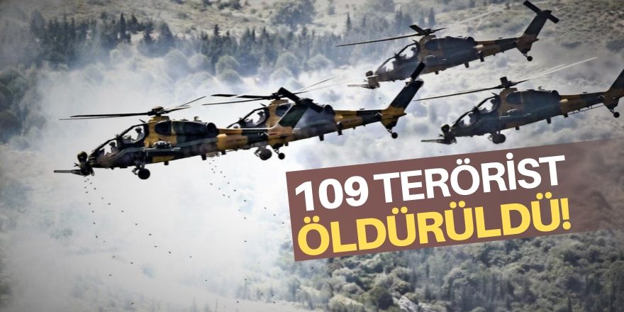 Öldürülen terörist sayısı açıklandı!