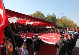 Konya'da Cumhuriyet Bayramı coşkuyla kutlandı