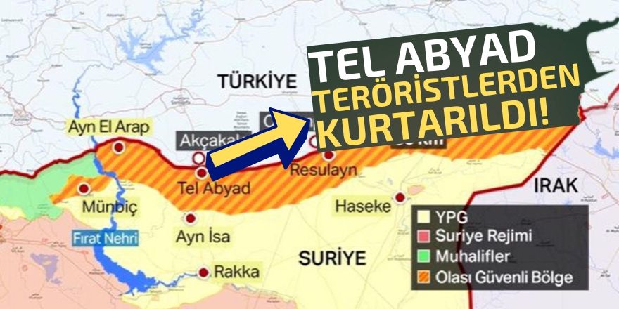 Tel Abyad kurtarıldı!