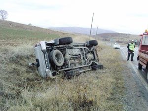Beyşehir'de trafik kazası: 1 yaralı