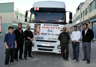 İHH-AYDER Suriye'ye 54'üncü yardım tırını gönderdi