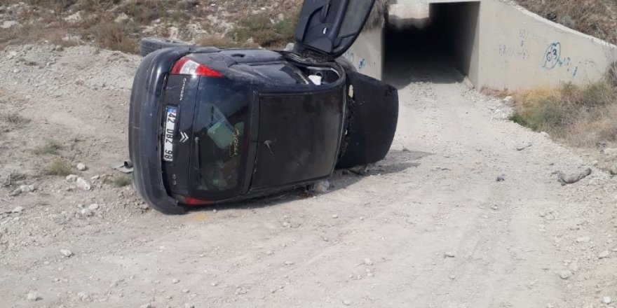 Konya’da trafik kazası: 2 yaralı