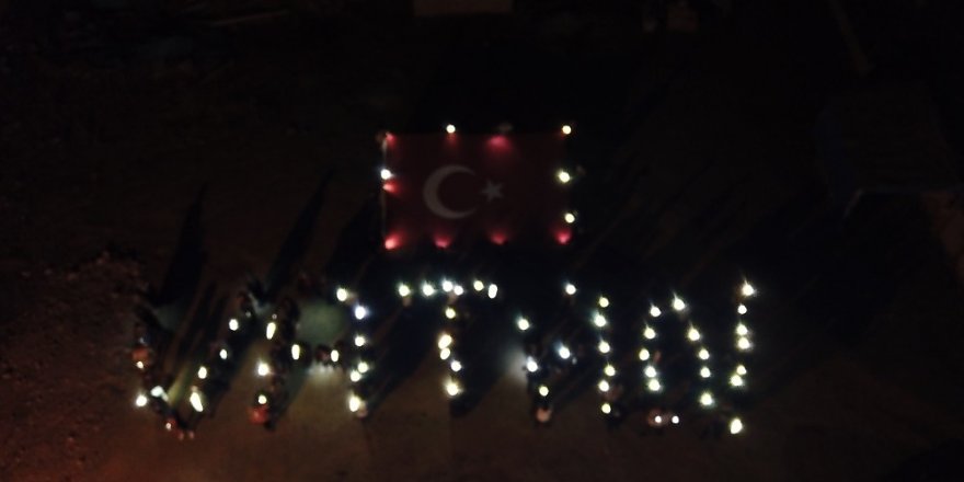 Afyonkarahisar’da öğrencilerden Barış Pınarı Harekâtına destek