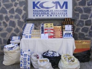 Polis Kaçak Sigaralara El Koydu
