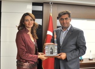 Azeri vekilden Başkan Kalaycı'ya ziyaret