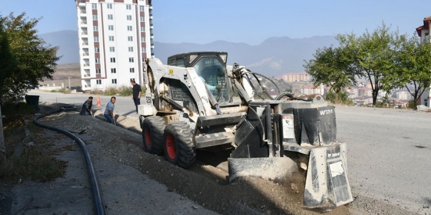 Karabük’te belediye  çalışmaları sürüyor