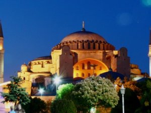 Ayasofya haritada kilise olarak gösterilmiş