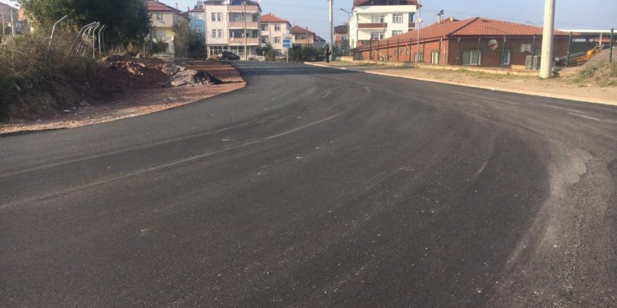 Kandıra Devlet Hastanesi yolu asfaltlandı