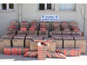 Ceylanpınar'da Kaçak Sigara Ele Geçirildi