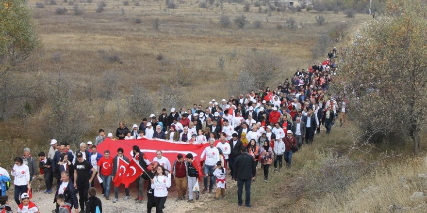 Çankırı’da 10. İstiklal Yolu Yürüyüşü yapıldı