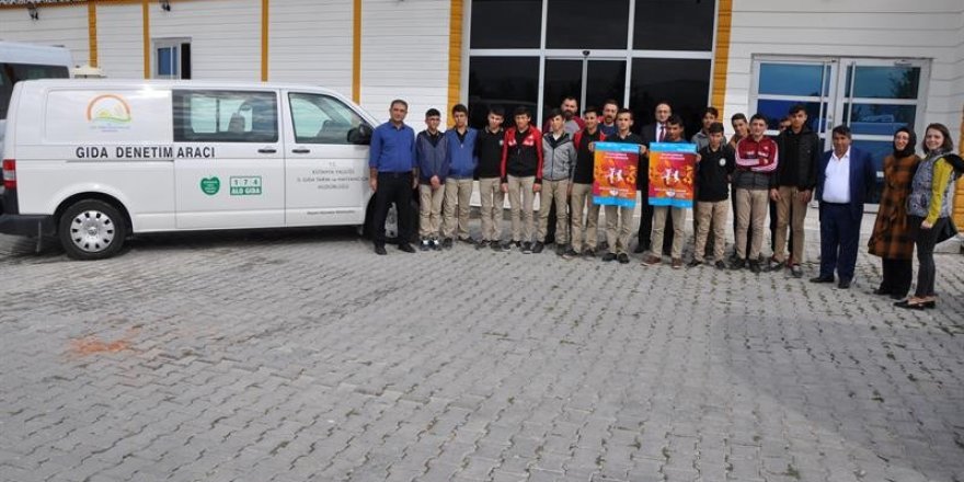 İl Tarım ve Orman Müdürlüğü’nden öğrencilere Süt Ürünleri İşletmesi’ne teknik gezi