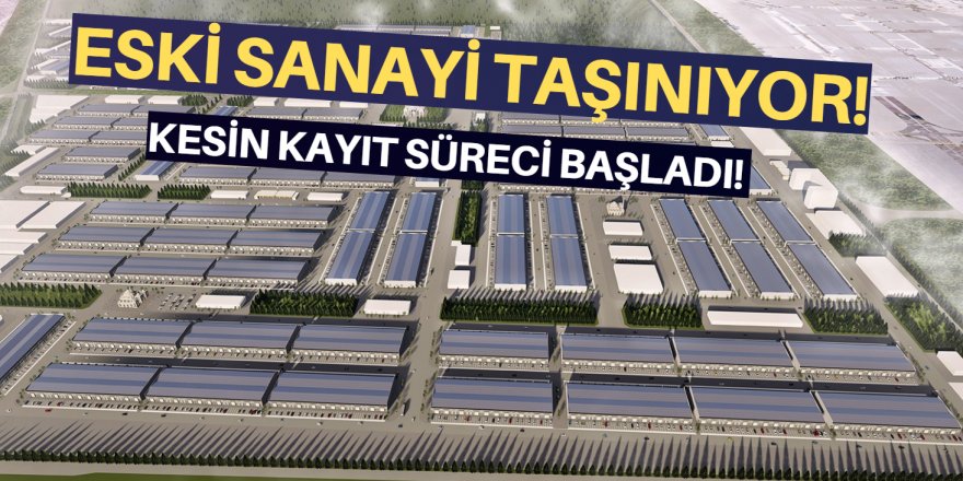 Eski Sanayi ve Karatay Sanayi taşınıyor!