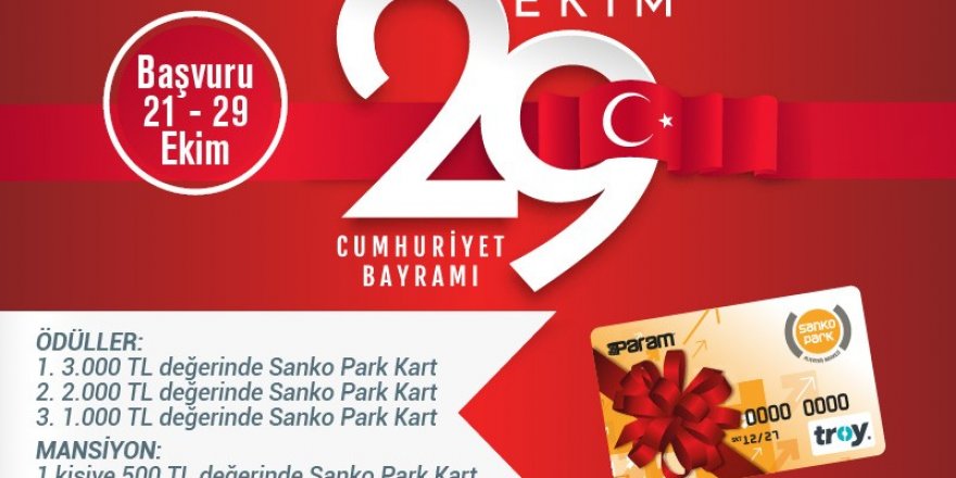 SANKO Park’tan ödüllü ’Cumhuriyet Bayramı’ şiir yarışması