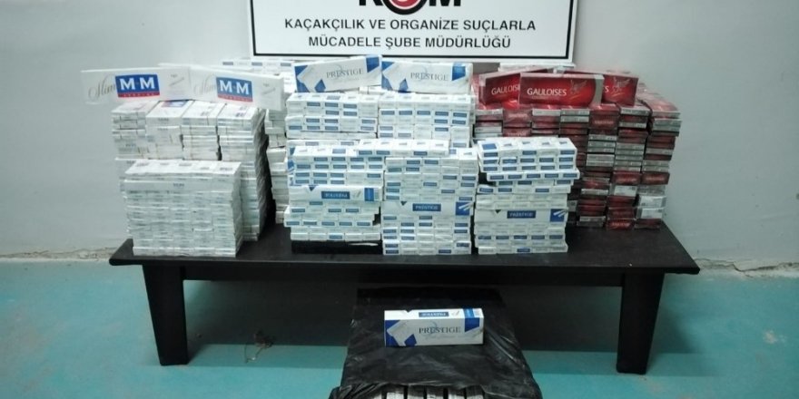Siirt’te 5 bin 340 paket kaçak sigara ele geçirildi