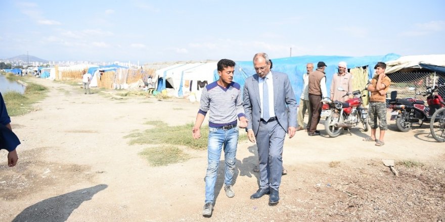 Başkan Bozdoğan, Suriyeli sığınmacıların sorunlarını dinledi