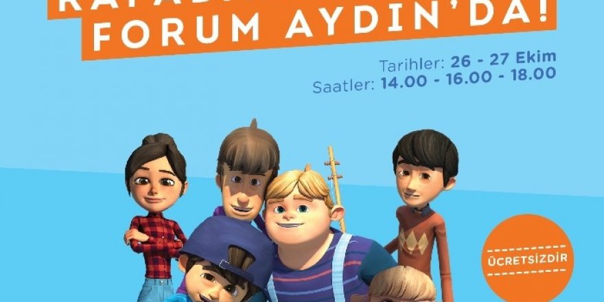 Rafadan Tayfa, Forum Aydın’da çocuklar ile buluşacak