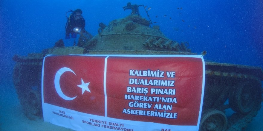 Barış Pınarı harekâtına su altından anlamlı destek