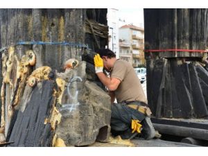 Çanakkale'deki Truva Atı Bakıma Alındı