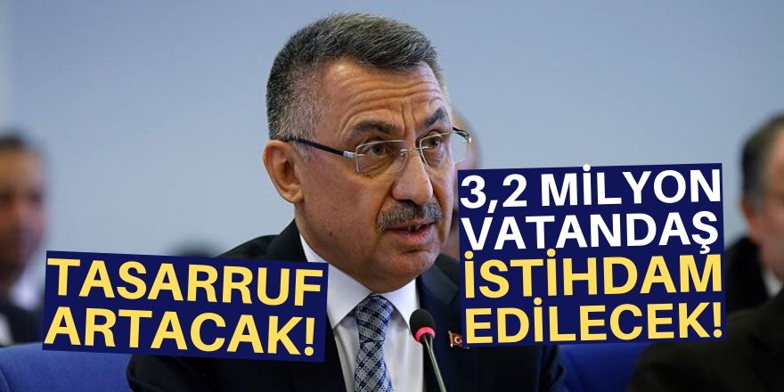 3,2 milyon kişiye iş verilecek!