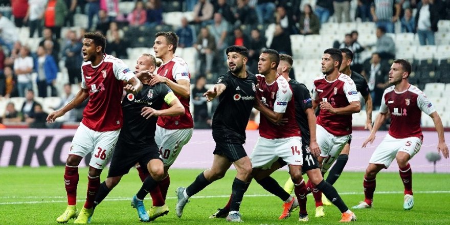 UEFA Avrupa Ligi: Beşiktaş: 0 - Braga: 1 (İlk yarı)