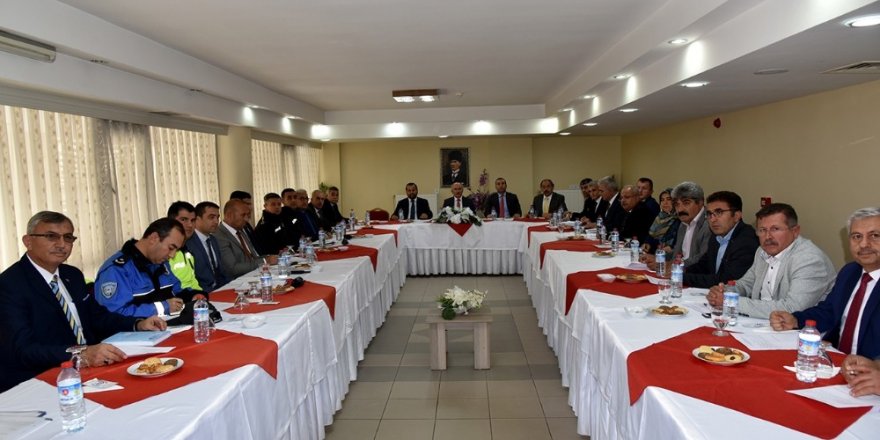 Karaman’da Kent Güvenlik Danışma Kurulu Toplantısı yapıldı