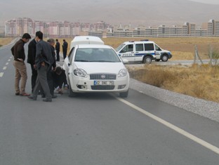 Konya'da okul yolunda kaza