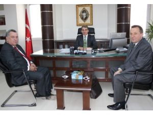 Balkan Türklerinden Tekkeköy Kaymakamı'na Ziyaret