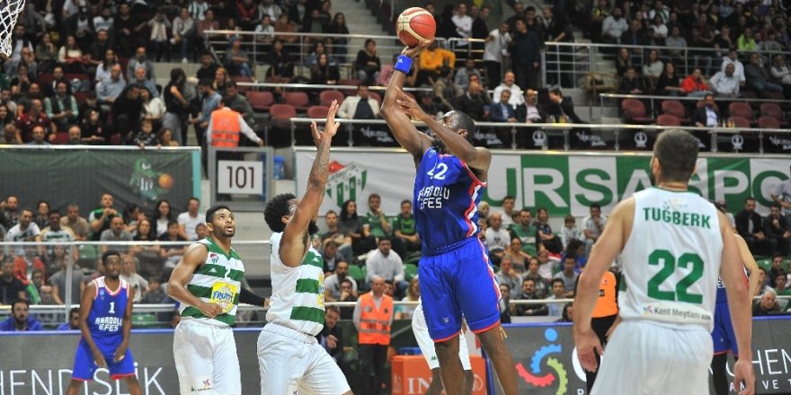 Basketbol Süper Lig: Bursaspor: 86 - Anadolu Efes: 95