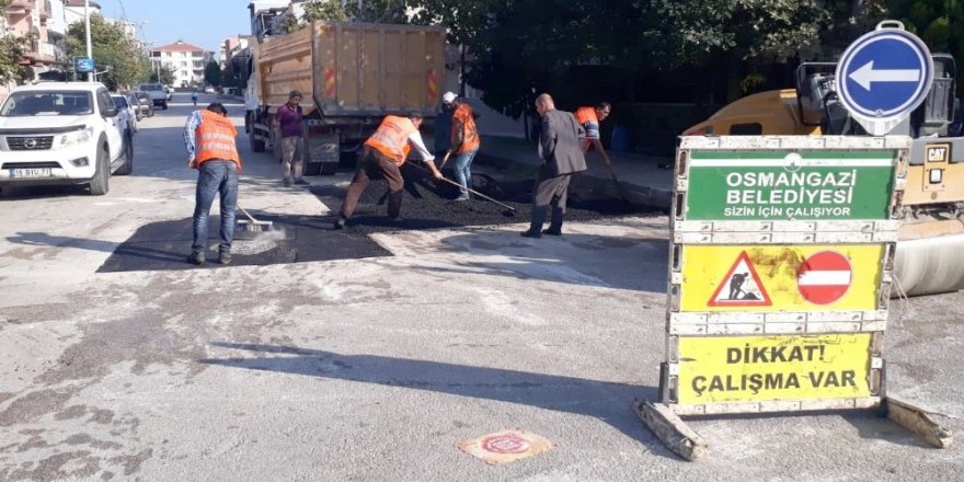 Osmangazi’de asfalt çalışmaları hız kesmiyor