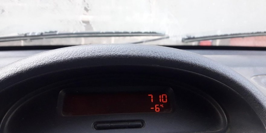 Kars’ta sabah hava sıcaklığı eksi 6’yı gördü